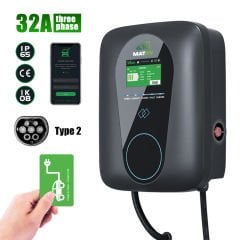MatEV Şarj MT-AC-22kW-OCPP Duvar Tipi Şarj İstasyonu