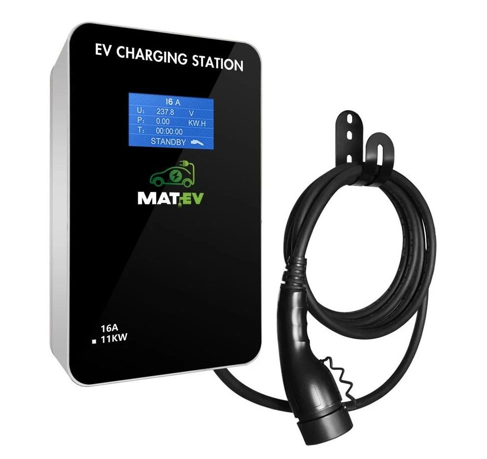MatEV Şarj MT-AC-11kW Duvar Tipi Şarj İstasyonu