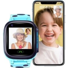 Teknofonik Akıllı Çocuk Saati 4G Görüntülü Konuşma Wifi GPS Takip C-1 Y95/2023 - MAVİ